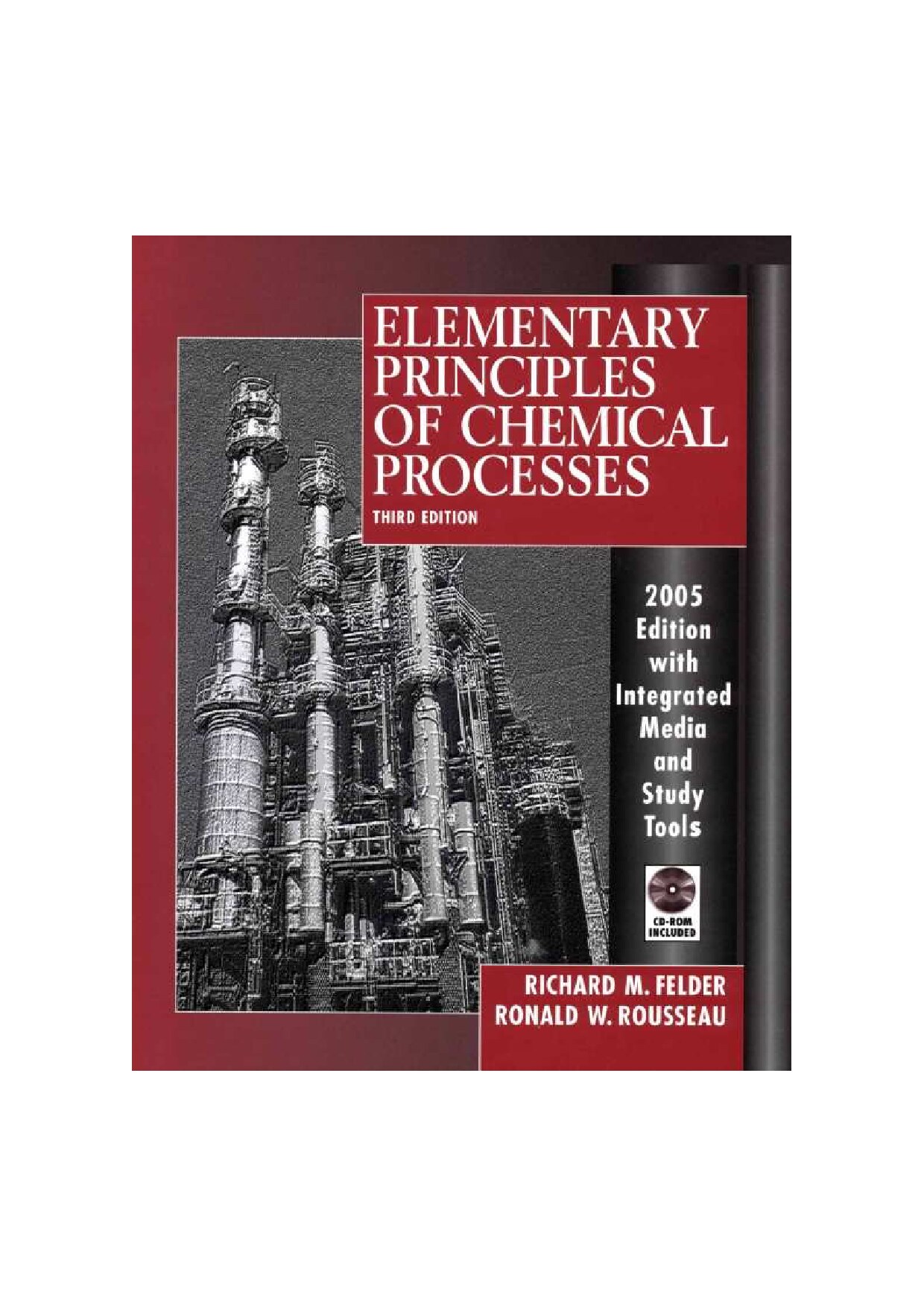 Elementary Principles of Chemical Processes